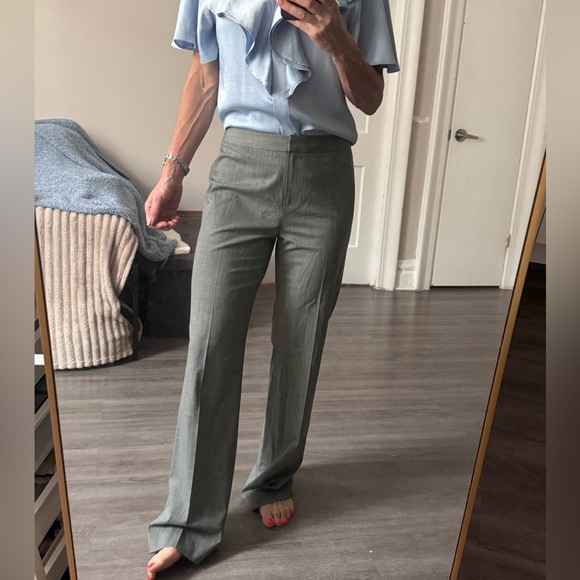 Women's Lafayette 148 Women's New York Wool Blend Trousers Sz 4 NWT - Picture 1 of 10